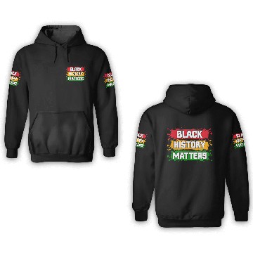 Discover Juneteenth Pride Black History Matters 3D Hoodies