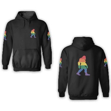 Discover LGBT Big Foot 3D Hoodies