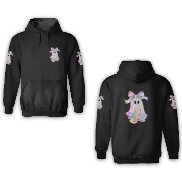 Discover Iridescent Ghost Halloween 3D Hoodies