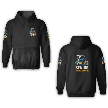Discover Golf Cart Life Senior Humor Retirement Ride 3D Hoodies