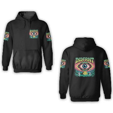 Discover Psychedelic Space Eye – Trippy Cosmic Poster Art 3D Hoodies