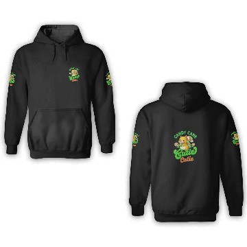 Discover Candy Cane Cutie – Sweet Squirrel Holiday Design 3D Hoodies