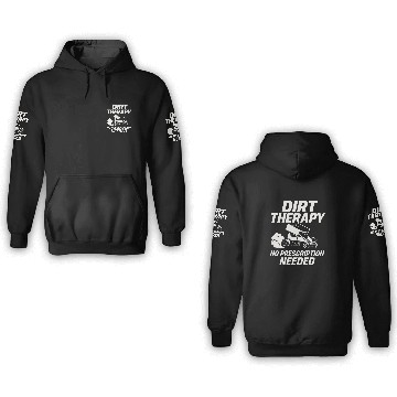 Discover Sprint Car Racing Dirt Track Speed Oval Race 3D Hoodies