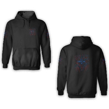 Discover US independance day fireworks 3D Hoodies