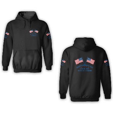 Discover Happy Fourth Of July Celebrate Independence Day 3D Hoodies