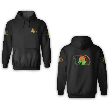 Discover Lair Of The Fire Dragon 3D Hoodies