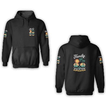 Discover Family Vacation Summer Family Holiday 3D Hoodies