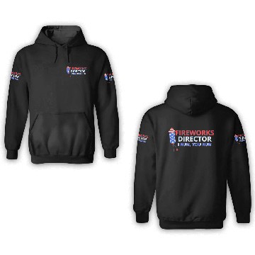Discover Fireworks Director - I Run, You Run 3D Hoodies