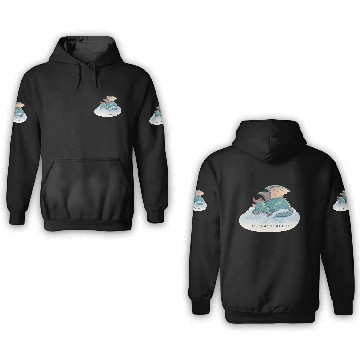 Discover Nyx the Storm Sleeper 3D Hoodies