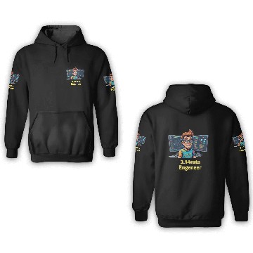 Discover 3.14rate Engineer 3D Hoodies
