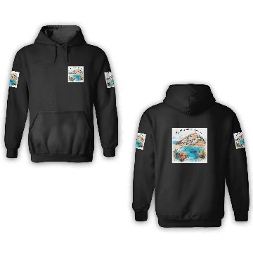 Discover Mediterranean Dreams 3D Hoodies