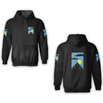 Discover Sunrise Mountain Peak 3D Hoodies