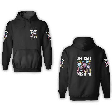 Discover Official Candy Tester Lollipop Sweets 01 3D Hoodies