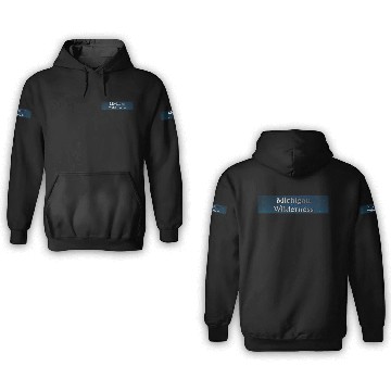 Discover Michigan wilderness 3D Hoodies
