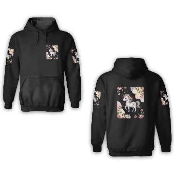 Discover Believe in Magic – Cute Rainbow Unicorn Fantasy 3D Hoodies