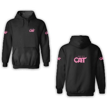 Discover I Love My Cat – Cute Pink Cat Face Graphic 3D Hoodies