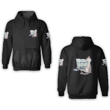 Discover Paws-on Keyboard Engineer 3D Hoodies