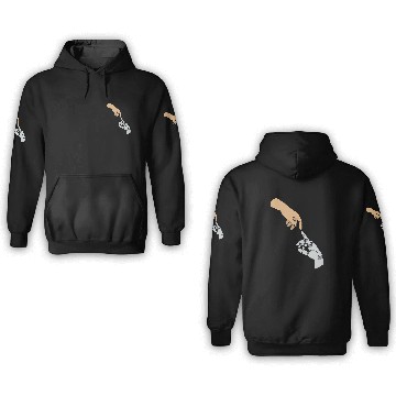 Discover AI Artificial Intelligence Robot Hand 3D Hoodies