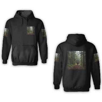 Discover Enchanted Forest Nature Scene 3D Hoodies