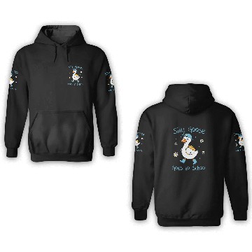 Discover Silly Goose Back to School Funny 3D Hoodies