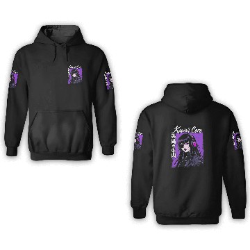 Discover Cyberpunk Girl Kawaii Core 3D Hoodies