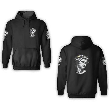 Discover Greek Statue 3D Hoodies