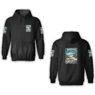 Discover Costa Rica Tropical Paradise Adventure Beach 3D Hoodies