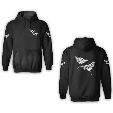 Discover Intricate Butterfly Tribal Pattern 3D Hoodies