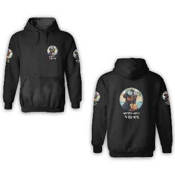 Discover Summer Vibes Dog – Cool Beach Mood 3D Hoodies