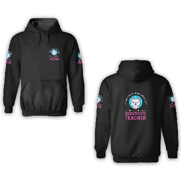 Discover Substitute Teacher Cat Lover 3D Hoodies