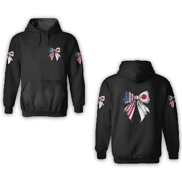 Discover Coquette Bow Japan Roots Heritage Japanese Pride 3D Hoodies