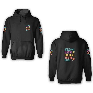 Discover Welcome Back To School, Teacher Appreciation Gift 3D Hoodies