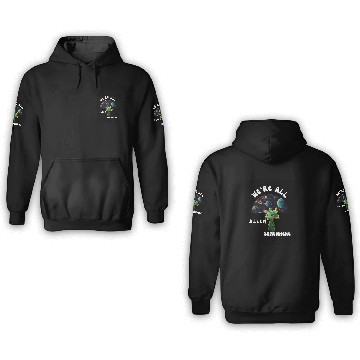 Discover Galactic Alien Adventure Design 3D Hoodies