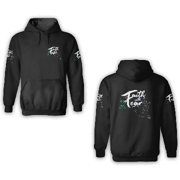 Discover Faith Over Fear Inspirational Design 3D Hoodies