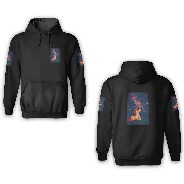 Discover Celestial Unicorn Dreamscape 3D Hoodies