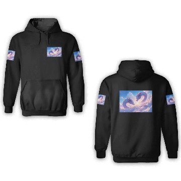 Discover Celestial Dragon Duo 3D Hoodies