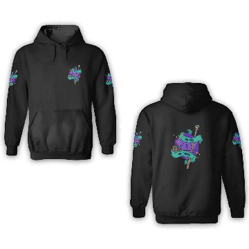 Discover Laughing Dice Wizard 3D Hoodies