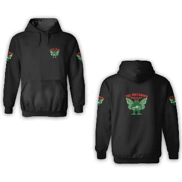 Discover The Mothman Stole My Catalytic Converter – Green M 3D Hoodies