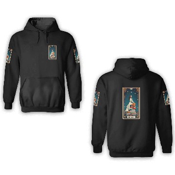 Discover The Modern Tarot Card 3D Hoodies