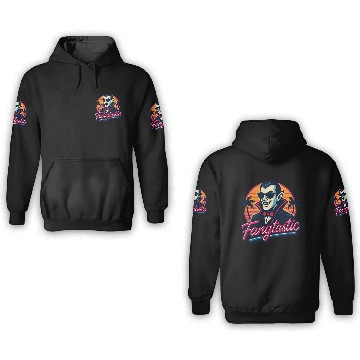 Discover Fangtastic – Retro Vampire Neon Style 3D Hoodies