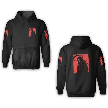 Discover Skeleton Reaper Red 3D Hoodies