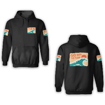 Discover Sunset Wave Inspirational Design 3D Hoodies