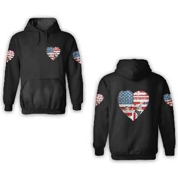 Discover Democracy Defend It Or Lose It USA flag vintage  3D Hoodies