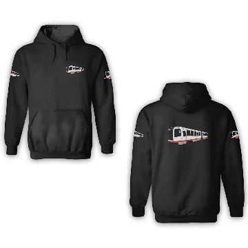 Discover K Ingleside - San Francisco Muni Train 3D Hoodies