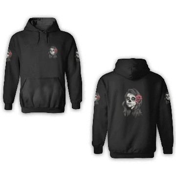 Discover Santa Muerte Holy Woman 3D Hoodies