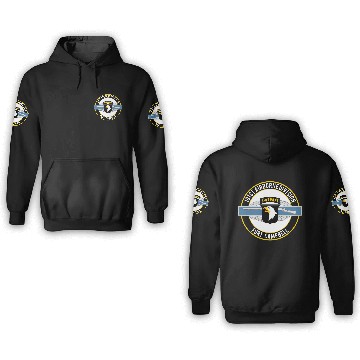 Discover 101st Airborne patch with CIB 3D Hoodies
