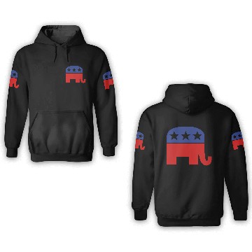 Discover Republican Party 3D Hoodies