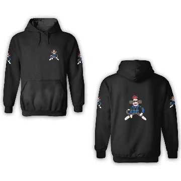 Discover Women's Sock monkey 3D Hoodies
