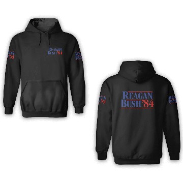 Discover Reagan - Bush ’84 campaign 3D Hoodies