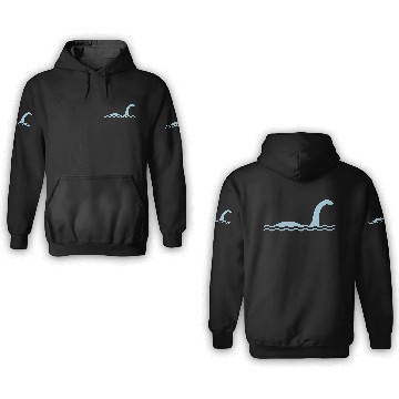 Discover loch ness monster 1_ 3D Hoodies